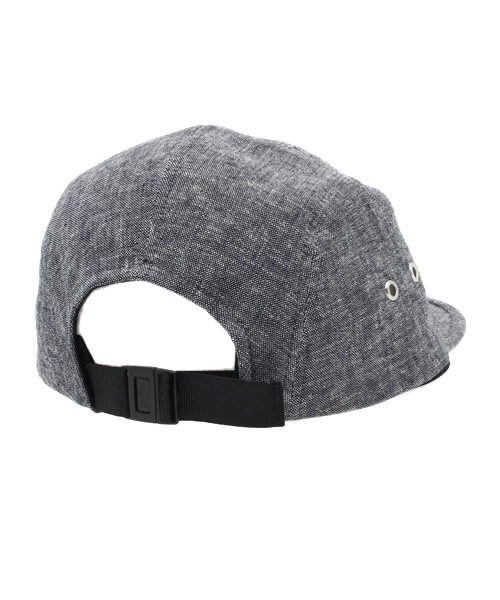 Denime（ドゥニーム）の「OVER DYE DENIM JET CAP/オーバーダイデニムジェットキャップ（キャップ・メンズ・インディゴブルー/ストライプ・FREE）」の5枚目の写真