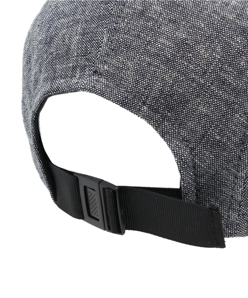 Denime（ドゥニーム）の「OVER DYE DENIM JET CAP/オーバーダイデニムジェットキャップ（キャップ・メンズ・インディゴブルー/ストライプ・FREE）」の9枚目の写真