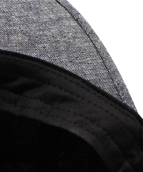 Denime（ドゥニーム）の「OVER DYE DENIM JET CAP/オーバーダイデニムジェットキャップ（キャップ・メンズ・インディゴブルー/ストライプ・FREE）」の10枚目の写真