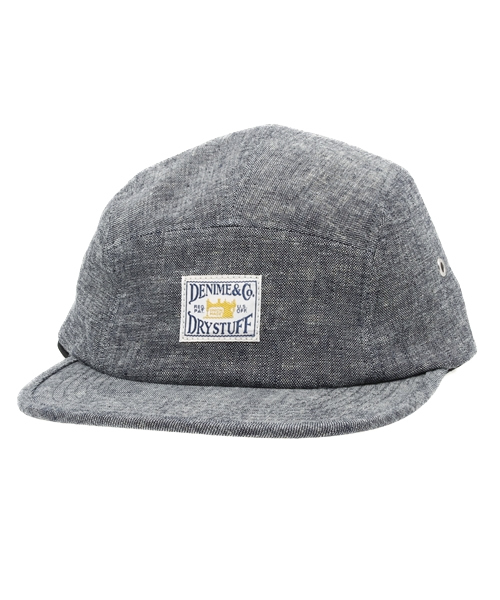 Denime（ドゥニーム）の「OVER DYE DENIM JET CAP/オーバーダイデニムジェットキャップ（キャップ・メンズ・インディゴブルー/ストライプ・FREE）」の13枚目の写真