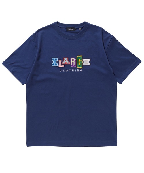 XLARGE（エクストララージ）の「MULTI COLOR COLLEGE LOGO S/S TEE（Tシャツ/カットソー・メンズ・ホワイト/ブラック/ネイビー・S/M/L/XL）」の3枚目の写真