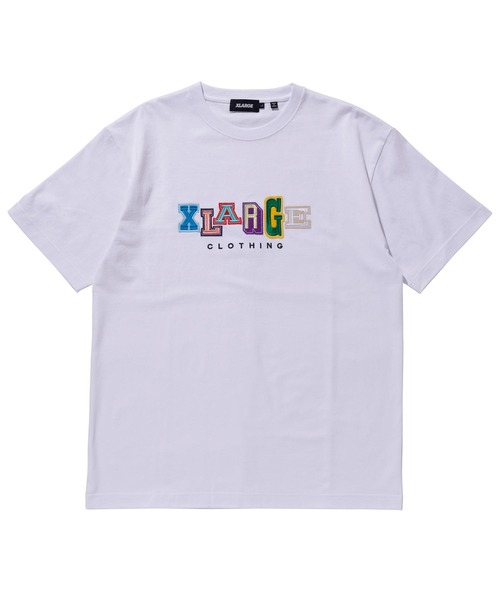 XLARGE（エクストララージ）の「MULTI COLOR COLLEGE LOGO S/S TEE（Tシャツ/カットソー・メンズ・ホワイト/ブラック/ネイビー・S/M/L/XL）」の1枚目の写真