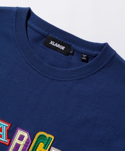 XLARGE（エクストララージ）の「MULTI COLOR COLLEGE LOGO S/S TEE（Tシャツ/カットソー・メンズ・ホワイト/ブラック/ネイビー・S/M/L/XL）」の12枚目の写真