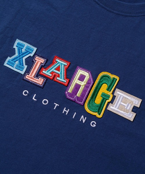 XLARGE（エクストララージ）の「MULTI COLOR COLLEGE LOGO S/S TEE（Tシャツ/カットソー・メンズ・ホワイト/ブラック/ネイビー・S/M/L/XL）」の7枚目の写真
