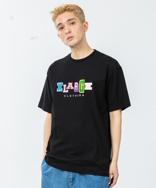 XLARGE（エクストララージ）の「MULTI COLOR COLLEGE LOGO S/S TEE（Tシャツ/カットソー・メンズ・ホワイト/ブラック/ネイビー・S/M/L/XL）」の9枚目の写真