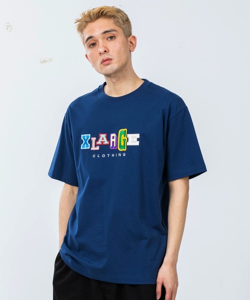 XLARGE（エクストララージ）の「MULTI COLOR COLLEGE LOGO S/S TEE（Tシャツ/カットソー・メンズ・ホワイト/ブラック/ネイビー・S/M/L/XL）」の13枚目の写真
