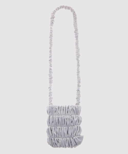 ★LOW CLASSIC★ FOLDED CUBE SHOULDER BAG_WHITE_LOW24RM_BA020 LOW CLASSIC
