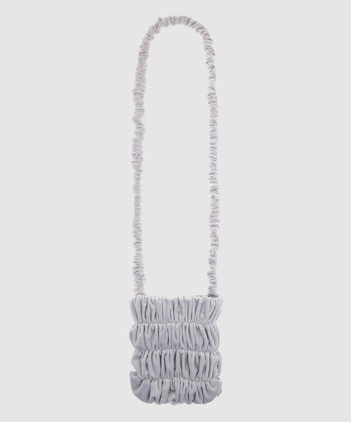 LOW CLASSIC(ロウ クラシック)の「VELVET MINI BAG(ショルダーバッグ・レディース・シルバー・ONE SIZE)」の2枚目の写真
