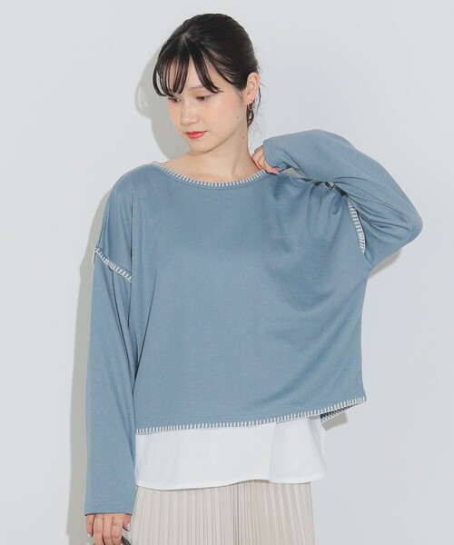 セール】刺繍プルオーバー タンクトップ セット（セットアイテム