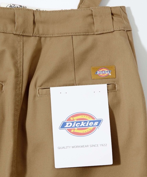 Dickies(ディッキーズ)の「Dickies/ディッキーズ ストレッチツイルサスペンダー付きロングスカート(スカート・レディース・ブラック/ネイビー/ベージュ/ストライプ/ベージュ系/パープル/グリーン・M/L)」の12枚目の写真