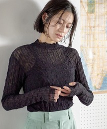 LOWRYS FARM | ヘンケイシアーハイネックロングスリーブ 186113(Tシャツ/カットソー)