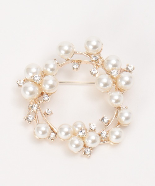 ikka(イッカ)の「【フォーマル対応】ブローチ 23(ブローチ/コサージュ・レディース・ホワイト/オフホワイト/ライトグレー/シルバーグレー/スモークグレー/グレー/チャコールグレー/ダークグレー・FREE)」の11枚目の写真