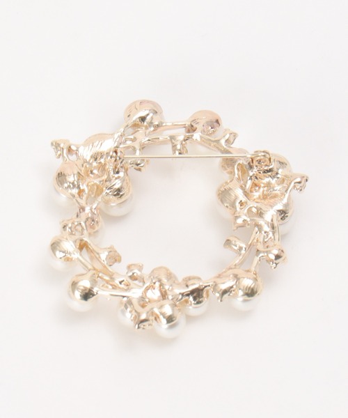 ikka(イッカ)の「【フォーマル対応】ブローチ 23(ブローチ/コサージュ・レディース・ホワイト/オフホワイト/ライトグレー/シルバーグレー/スモークグレー/グレー/チャコールグレー/ダークグレー・FREE)」の12枚目の写真