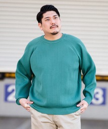 ふわかる クルーネック ニット B&T CLUB 大きいサイズ セーター トップス ビックサイズ
