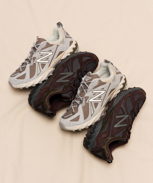 靴 newbalance ML610TE New Balance ML610TE GRAY/BROWN（ニューバランス ML610TE