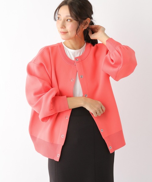 LEPSIM（レプシィム）の「12ゲージスポンディッシュカーディガン　182203（ニット/セーター・レディース・ピンク/ブルー/アイボリー・FREE）」の3枚目の写真