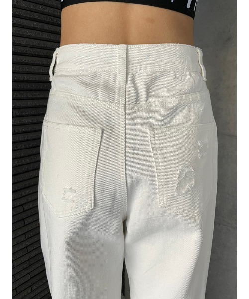 ENVYM（アンビー）の「ダメージCOLORPT（その他パンツ・レディース・ピンク/ホワイト/ブラック・SMALL/MEDIUM）」の14枚目の写真