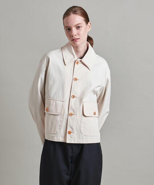 LOEFF（ロエフ）の「＜LOEFF＞TENT CLT ハンティングジャケット UNISEX（ブルゾン・メンズ・オフホワイト・1/2/0）」の20枚目の写真