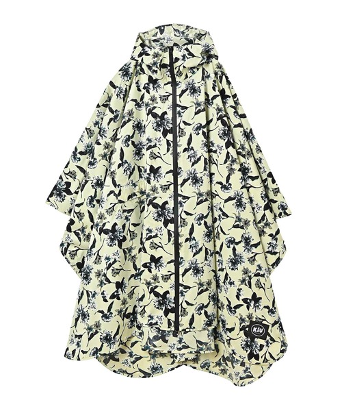 KiU（キウ）の「キウ レインポンチョ - デイリー（レインコート/ポンチョ・レディース・ブラック/ベージュ/カーキ/ホワイト系その他/ブラック系その他/パープル系その他/ホワイト系その他2/ブラック系その他2/ベージュ系その他/ブルー系その他2/ブラック系その他3/タイガーカモ/ブルー系その他/グリーン系その他/グリーン系その他2/ホワイト系その他3・FREE）」の12枚目の写真