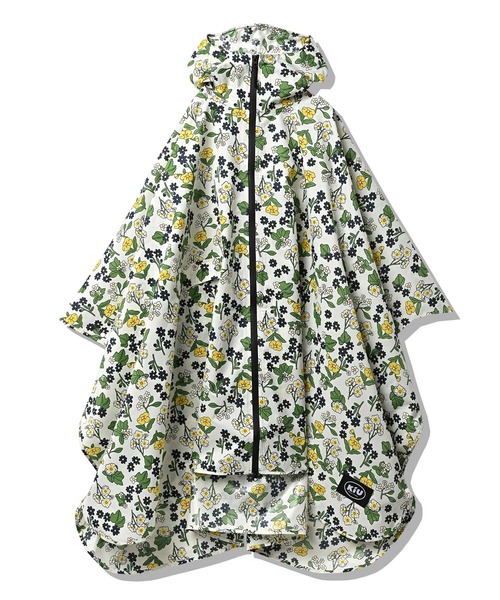 KiU（キウ）の「キウ レインポンチョ - デイリー（レインコート/ポンチョ・レディース・ブラック/ベージュ/カーキ/ホワイト系その他/ブラック系その他/パープル系その他/ホワイト系その他2/ブラック系その他2/ベージュ系その他/ブルー系その他2/ブラック系その他3/タイガーカモ/ブルー系その他/グリーン系その他/グリーン系その他2/ホワイト系その他3・FREE）」の17枚目の写真
