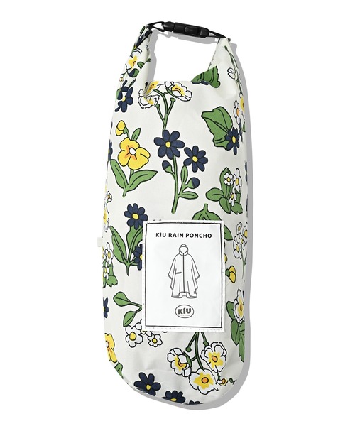KiU（キウ）の「キウ レインポンチョ - デイリー（レインコート/ポンチョ・レディース・ブラック/ベージュ/カーキ/ホワイト系その他/ブラック系その他/パープル系その他/ホワイト系その他2/ブラック系その他2/ベージュ系その他/ブルー系その他2/ブラック系その他3/タイガーカモ/ブルー系その他/グリーン系その他/グリーン系その他2/ホワイト系その他3・FREE）」の18枚目の写真