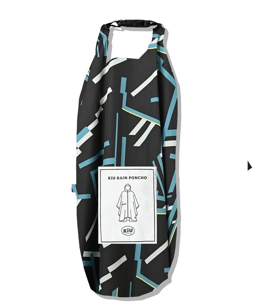 KiU（キウ）の「キウ レインポンチョ - デイリー（レインコート/ポンチョ・レディース・ブラック/ベージュ/カーキ/ホワイト系その他/ブラック系その他/パープル系その他/ホワイト系その他2/ブラック系その他2/ベージュ系その他/ブルー系その他2/ブラック系その他3/タイガーカモ/ブルー系その他/グリーン系その他/グリーン系その他2/ホワイト系その他3・FREE）」の20枚目の写真