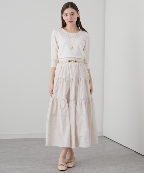 ANAYI（アナイ）の「ビスエリーテアイレット プルオーバー（ニット