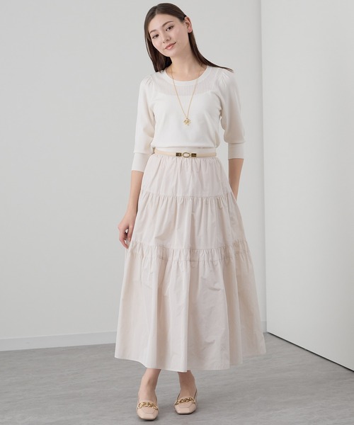 ANAYI（アナイ）の「ビスエリーテアイレット プルオーバー（ニット
