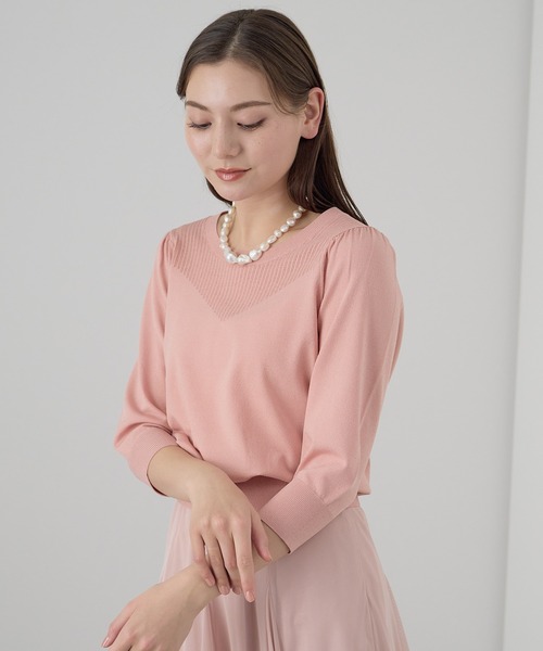 ANAYI（アナイ）の「ビスエリーテアイレット プルオーバー（ニット