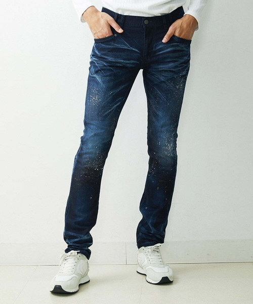 MICHEL KLEIN HOMME (ミッシェルクランオム)の「《日本製》ディープブルーデニムパンツ(デニムパンツ・メンズ・ネイビー/ブルー・MEDIUM/LARGE/X-LARGE)」の7枚目の写真