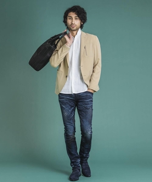 MICHEL KLEIN HOMME (ミッシェルクランオム)の「《日本製》ディープブルーデニムパンツ(デニムパンツ・メンズ・ネイビー/ブルー・MEDIUM/LARGE/X-LARGE)」の8枚目の写真