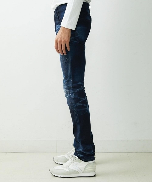 MICHEL KLEIN HOMME (ミッシェルクランオム)の「《日本製》ディープブルーデニムパンツ(デニムパンツ・メンズ・ネイビー/ブルー・MEDIUM/LARGE/X-LARGE)」の10枚目の写真