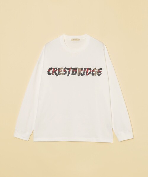 CB CRESTBRIDGE（シービークレストブリッジ）の「レイヤーチェックロゴグラフィックロンT（Tシャツ/カットソー・メンズ・ブラック/オフホワイト・XL/L/M）」の12枚目の写真