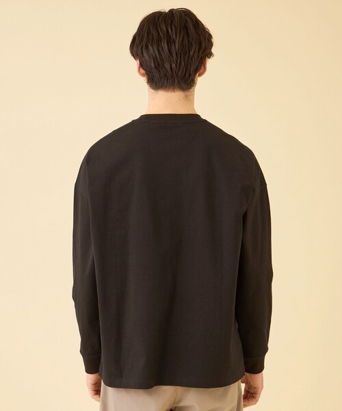 CB CRESTBRIDGE（シービークレストブリッジ）の「レイヤーチェックロゴグラフィックロンT（Tシャツ/カットソー・メンズ・ブラック/オフホワイト・XL/L/M）」の4枚目の写真