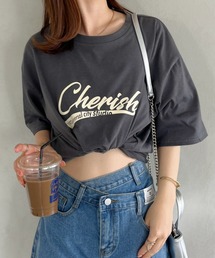 CLEA | 古着風ロゴ半袖クルーネックトップス(Tシャツ/カットソー)