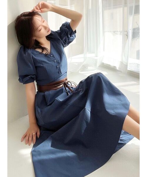 RESEXXY（リゼクシー）の「フロントリボンサッシュベルト（ベルト・レディース・ブラウン/モカ・FREE）」の15枚目の写真