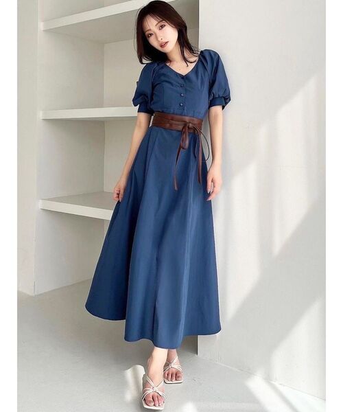 RESEXXY（リゼクシー）の「フロントリボンサッシュベルト（ベルト・レディース・ブラウン/モカ・FREE）」の11枚目の写真