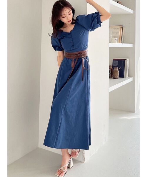 RESEXXY（リゼクシー）の「フロントリボンサッシュベルト（ベルト・レディース・ブラウン/モカ・FREE）」の5枚目の写真