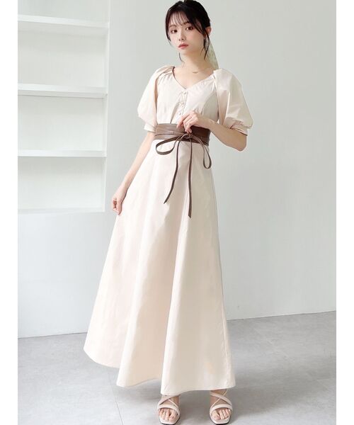 RESEXXY（リゼクシー）の「フロントリボンサッシュベルト（ベルト・レディース・ブラウン/モカ・FREE）」の18枚目の写真