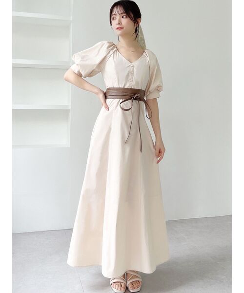 RESEXXY（リゼクシー）の「フロントリボンサッシュベルト（ベルト・レディース・ブラウン/モカ・FREE）」の3枚目の写真