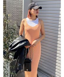 EVRIS | メランジニットワンピース(ワンピース)