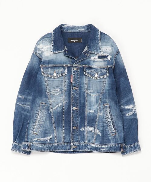 MEDIUM SLASH WASH OVER JEAN JACKET /0231