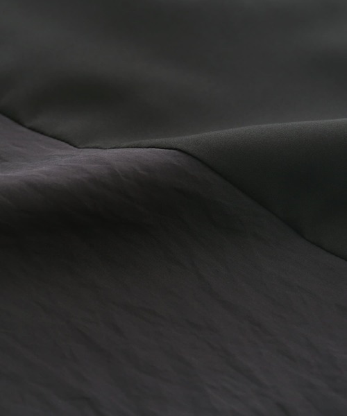 osharewalker（オシャレウォーカー）の「【廃盤】『異素材シアーアシメシャツ』（シャツ/ブラウス・レディース・ブラック・FREE）」の3枚目の写真