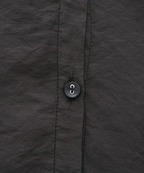 osharewalker（オシャレウォーカー）の「【廃盤】『異素材シアーアシメシャツ』（シャツ/ブラウス・レディース・ブラック・FREE）」の7枚目の写真