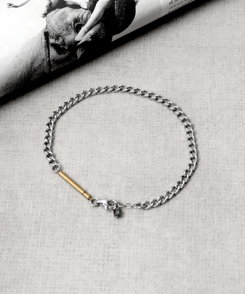 LION HEART（ライオンハート）の「LH-1 slendery チェーンアンクレット（アンクレット・メンズ・イエローゴールド/シルバー/ブラック・F）」の3枚目の写真