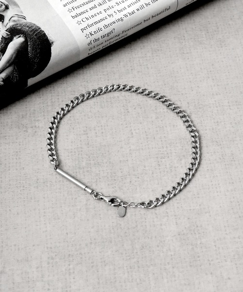 LION HEART（ライオンハート）の「LH-1 slendery チェーンアンクレット（アンクレット・メンズ・イエローゴールド/シルバー/ブラック・F）」の4枚目の写真