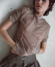 PRANK PROJECT | シースルーギャザーレイヤードトップ / See-Through Gathered Layered Top(Tシャツ/カットソー)