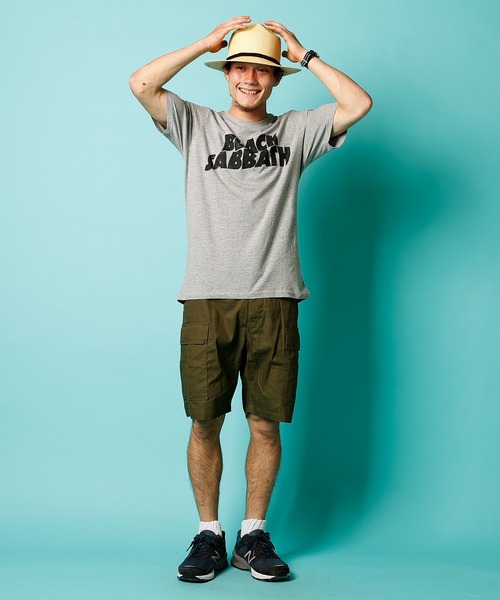 MUSIC TEE（ミュージックティー）の「BLACK SABBATH - “BLACK WAVY LOGO”  “WAVY LOGO VINTAGE”（Tシャツ/カットソー・メンズ・チャコールグレー/ブラック系その他・LARGE/X-LARGE/MEDIUM/SMALL）」の4枚目の写真