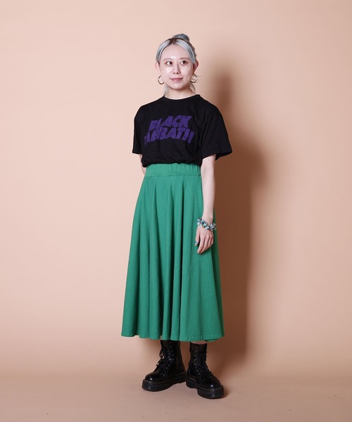 MUSIC TEE（ミュージックティー）の「BLACK SABBATH - “BLACK WAVY LOGO”  “WAVY LOGO VINTAGE”（Tシャツ/カットソー・メンズ・チャコールグレー/ブラック系その他・LARGE/X-LARGE/MEDIUM/SMALL）」の13枚目の写真