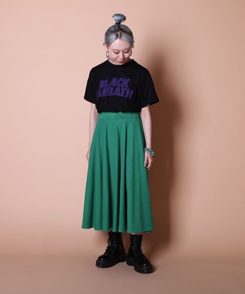 MUSIC TEE（ミュージックティー）の「BLACK SABBATH - “BLACK WAVY LOGO”  “WAVY LOGO VINTAGE”（Tシャツ/カットソー・メンズ・チャコールグレー/ブラック系その他・LARGE/X-LARGE/MEDIUM/SMALL）」の14枚目の写真